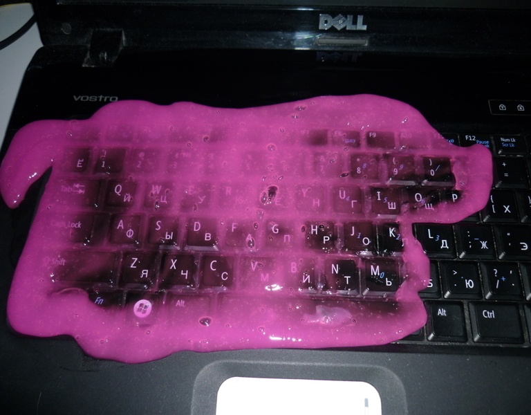 как почистить клавиатуру